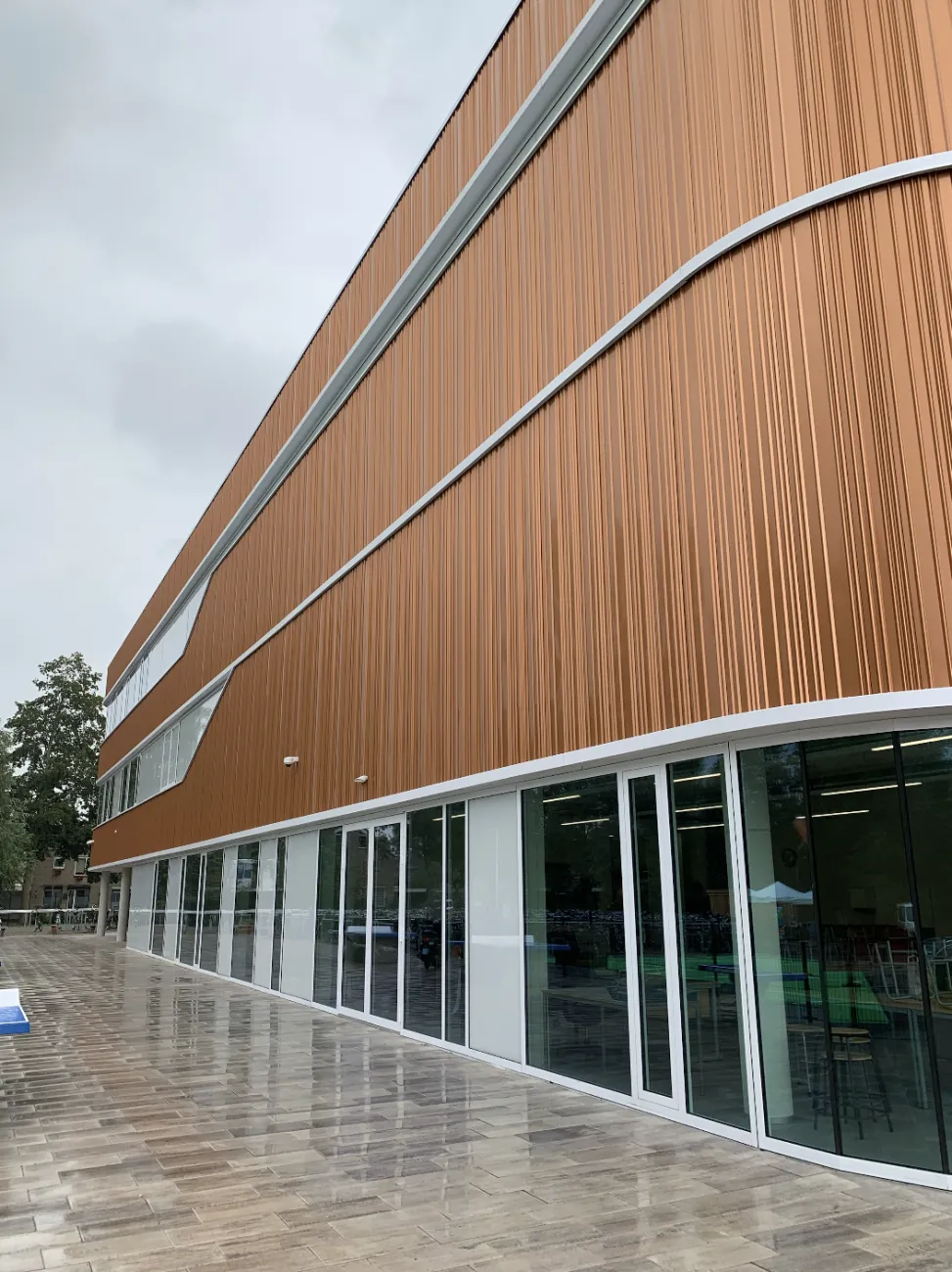 Lorentz Lyceum Arnhem gevel opgeleverd Rakon